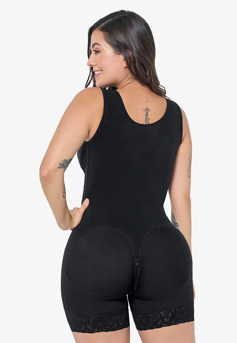 Faja 3-Level Built-In Bra Bodysuit