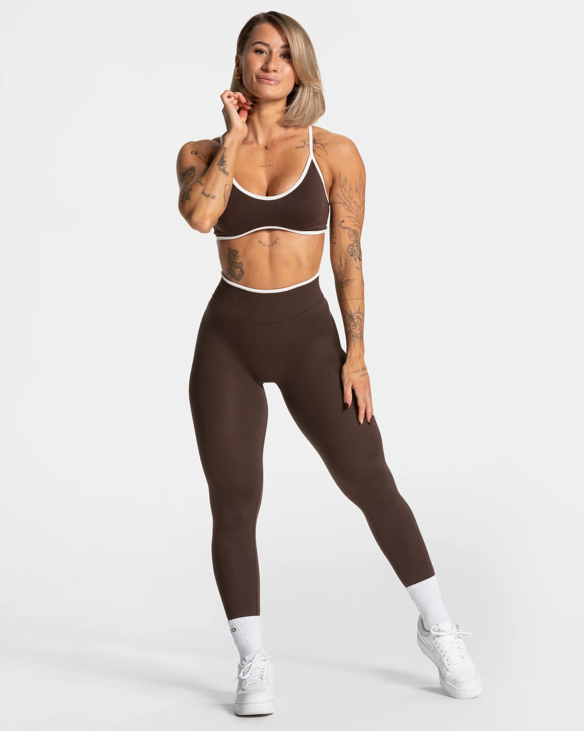 Elara Activewear Set Espresso