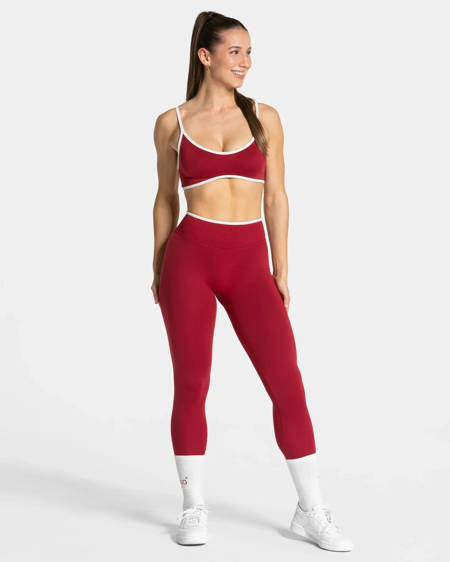Elara Activewear Set Cherry